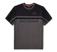 Men's H-D TECH Color Block Vented Tee - Colorblocked - Asphalt