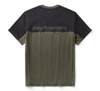 Men's H-D TECH Color Block Vented Tee - Colorblocked - Grape Leaf