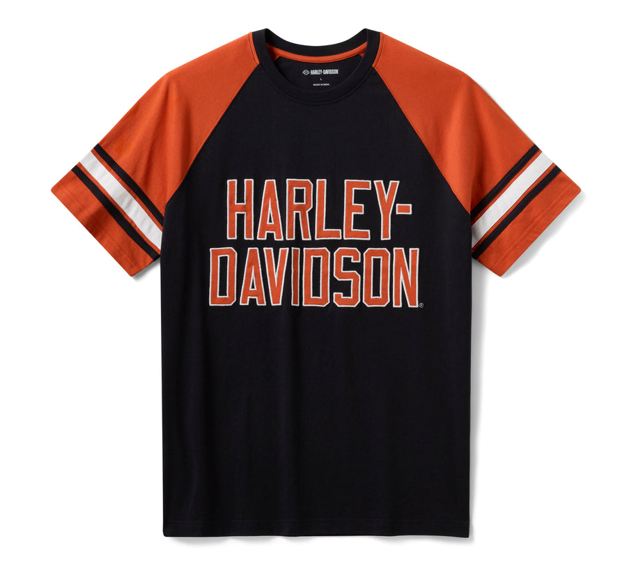 Men's H-D Essential Sleeve Stripe Raglan Tee