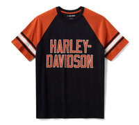 Men's H-D Essential Sleeve Stripe Raglan Tee
