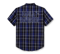 Men's H-D Essential Short Sleeve Plaid Shirt