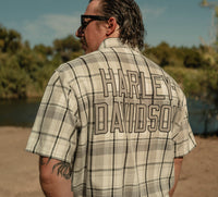 Men's H-D Essential Short Sleeve Plaid Shirt