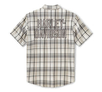 Men's H-D Essential Short Sleeve Plaid Shirt