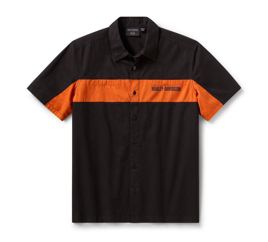 Men's H-D Essential Color Blocked Mechanics Shirt