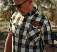 Men's H-D Essential Buffalo Plaid Short Sleeve Shirt