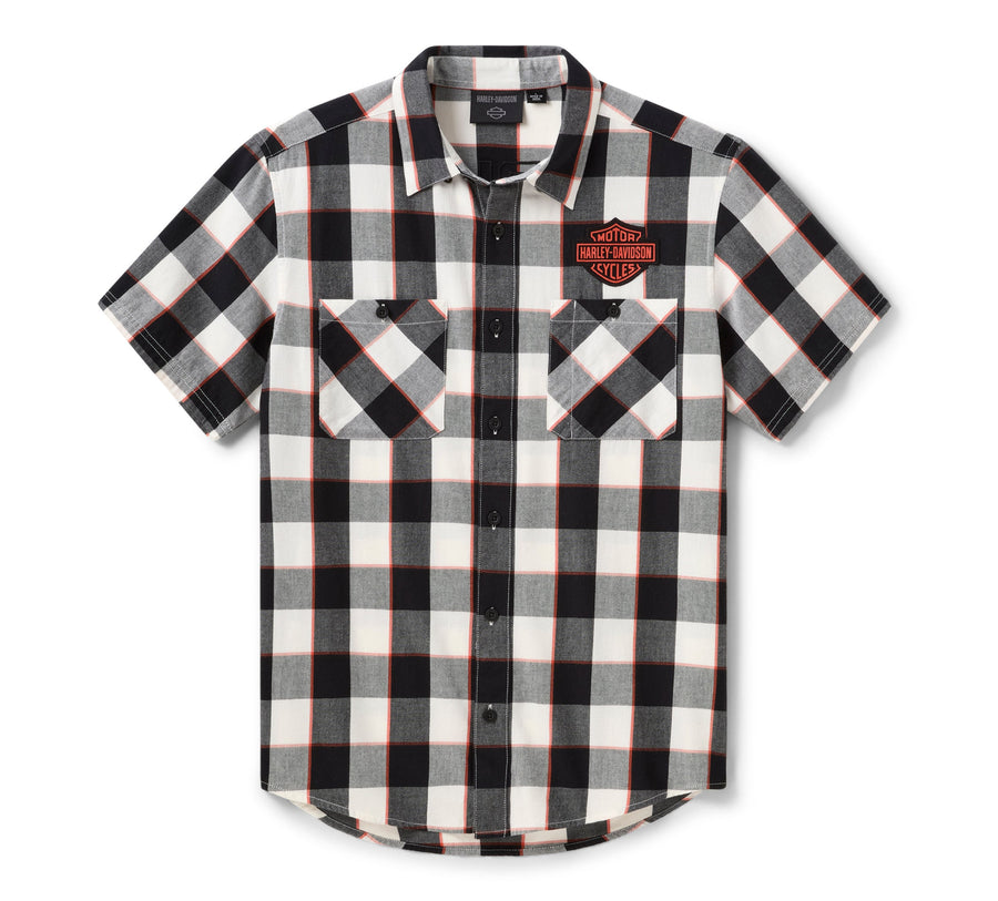 Men's H-D Essential Buffalo Plaid Short Sleeve Shirt
