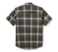 Men's H-D TECH COOLMAX Plaid Shirt - Plaid - Grape Leaf & Asphalt