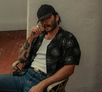 Men's Willie G Skull Aloha Shirt