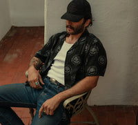 Men's Willie G Skull Aloha Shirt