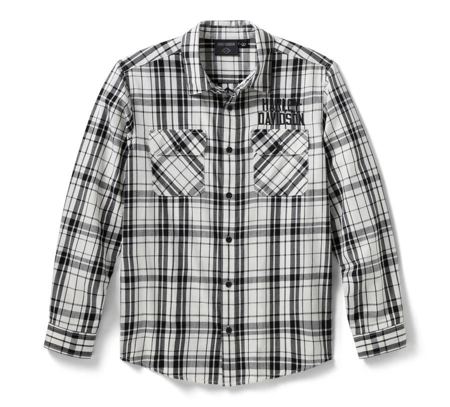Men's H-D Essential Bar & Shield Plaid Shirt