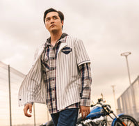 Men's H-D Essential Metal Bound Long Sleeve Hooded Shirt
