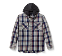 Men's H-D Essential Metal Bound Long Sleeve Hooded Shirt