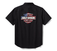 Men's Stars & Stripes Short Sleeve Shirt