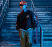Factory Racing Fast Johnnie Crewneck Sweatshirt - Harley Black
