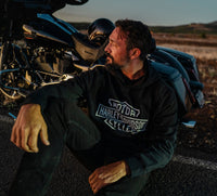Men's H-D Standard Bar & Shield Pullover Hoodie - Harley Black