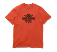 Men's H-D Standard Bar & Shield Tee - Vintage Orange