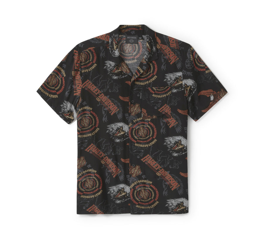 Men's 80s Tank Aloha Short Sleeve Shirt