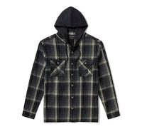 Men's H-D American Classic Hooded Plaid Shirt