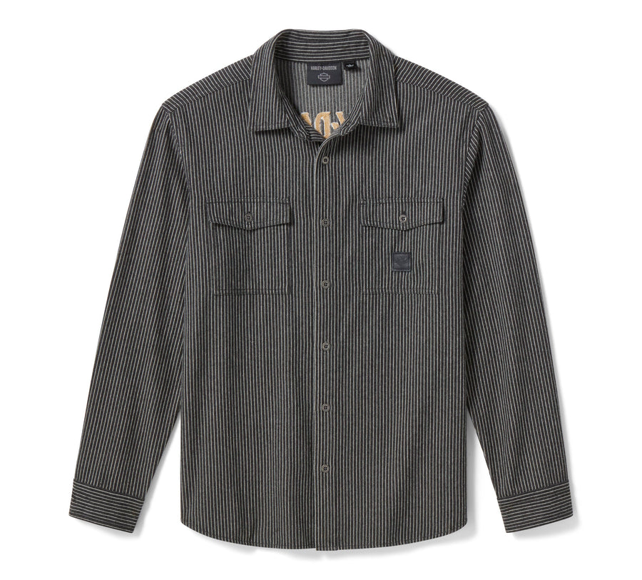 Men's H-D American Classic Railroad Stripe Shirt