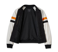 Women's Stacked Bar & Shield Bomber Jacket