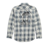 Men's #1 Logo Plaid Shirt