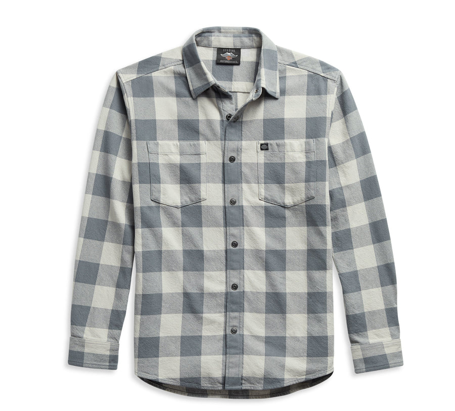 Men's #1 Logo Plaid Shirt