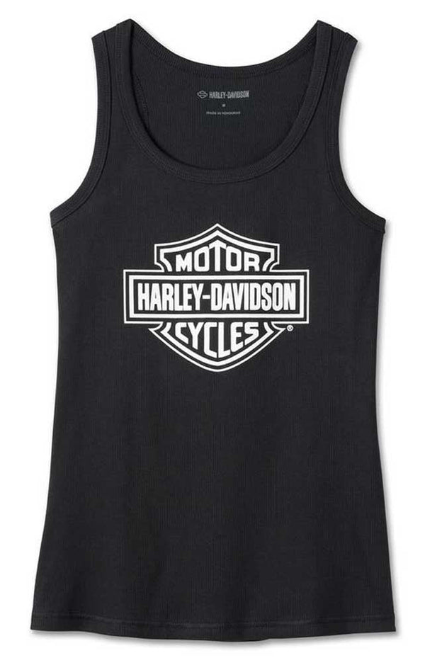 Harley-Davidson Women's Bar & Shield Sleeveless Tank Top - Black 99097-24VW