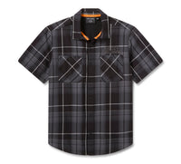 Men's Willie G Skull Vented Stretch Comfort Shirt