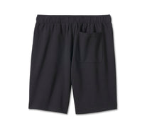 Men's Bar & Shield Fleece Shorts - Harley Black