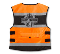 Men's H-D Hi-Vis Vest - Hi Vis Orange