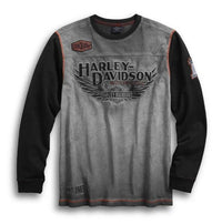 Harley-Davidson® Men's Iron Block Pullover, Grey