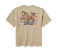 Men's Dickies x H-D Horsepower Heavyweight Pigment Dyed Tee - Khaki