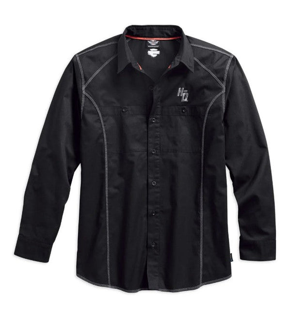 Harley-Davidson® Men's Performance Coldblack Tech Long Sleeve Shirt