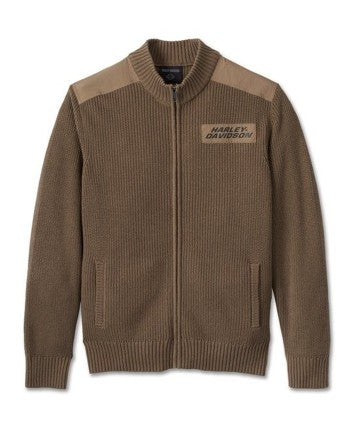 Harley-Davidson Willie G Skull Men's Sweater - Stone Gray