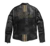 Men's H-D Triple Vent Passing Link II Leather Jacket