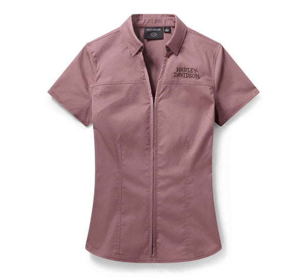 Women's Willie G Bling Garage Shirt - Nostalgia Rose