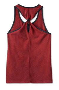 Harley-Davidson Women's Tank National Anthem Twist Back, Red
