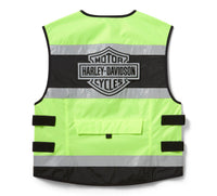 Men's H-D Hi-Vis Vest - Hi Vis Yellow