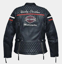 H-D Miss Enthusiast Triple Vent Women's Leather Jacket