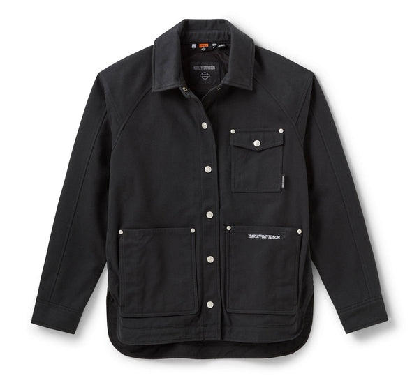 Women's Willie G Skull Curved Hem Riding Jacket