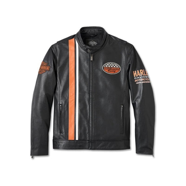 Men’s Harley Davidson 120TH Anniversary Leather Jacket