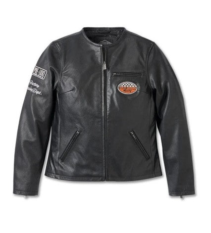H-D Cafe Racer 120TH Anniversary Women's Leather Jacket