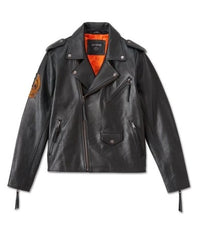 Men’s Harley Davidson Burning Eagle Leather Jacket