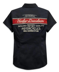 Harley-Davidson Women's Washed Button-Front Shirt