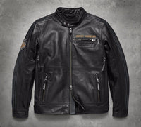 Men's Leather Harley Davidson Motorcycle Jacket
