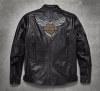 Men's Leather Harley Davidson Motorcycle Jacket