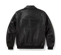 Men's A-2 Leather Flight Riding Jacket