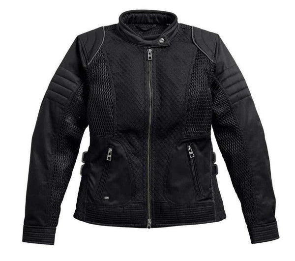 Harley-Davidson Women's Winged #1 Waterproof Mesh Jacket