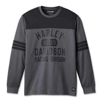 Harley-Davidson Men's Racing Jersey Long Sleeve Shirt - Black