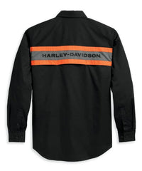 Harley-Davidson Men's Harley Performance Shirt Colorblocked, Black